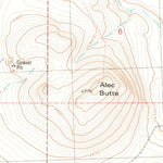 United States Geological Survey Alec Butte, OR (1980, 24000-Scale) digital map