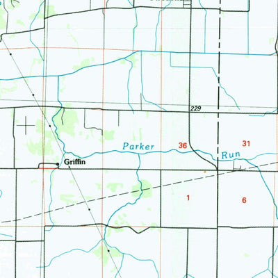 United States Geological Survey Aledo, IL-IA (1984, 100000-Scale) digital map