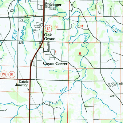 United States Geological Survey Aledo, IL-IA (1984, 100000-Scale) digital map