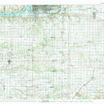 United States Geological Survey Aledo, IL-IA (1989, 100000-Scale) digital map
