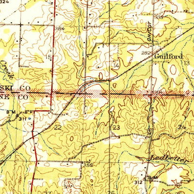 United States Geological Survey Alexander, AR (1941, 62500-Scale) digital map