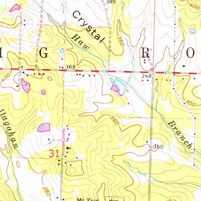 United States Geological Survey Alexander, AR (1961, 24000-Scale) digital map