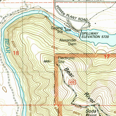 United States Geological Survey Alexander, ID (2005, 24000-Scale) digital map