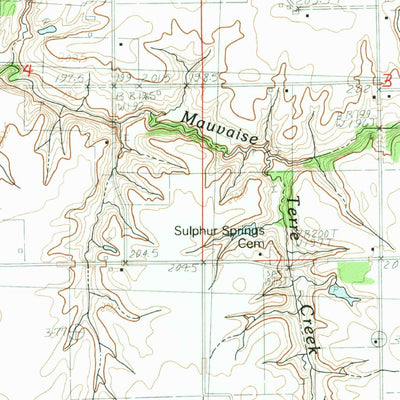 United States Geological Survey Alexander, IL (1983, 24000-Scale) digital map