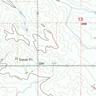 United States Geological Survey Alexander, ND (1997, 24000-Scale) digital map