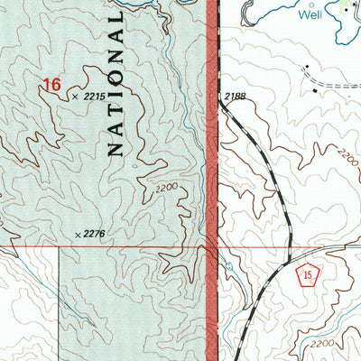 United States Geological Survey Alexander, ND (1997, 24000-Scale) digital map