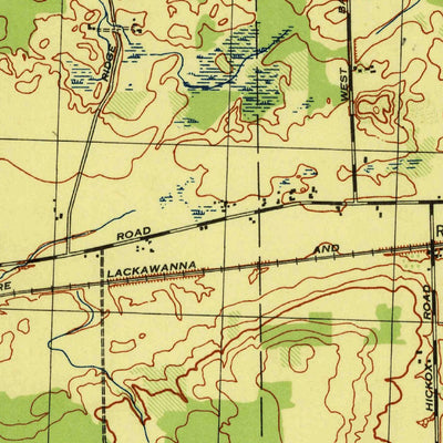 United States Geological Survey Alexander, NY (1944, 31680-Scale) digital map