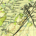 United States Geological Survey Alexandria Bay, NY (1943, 31680-Scale) digital map