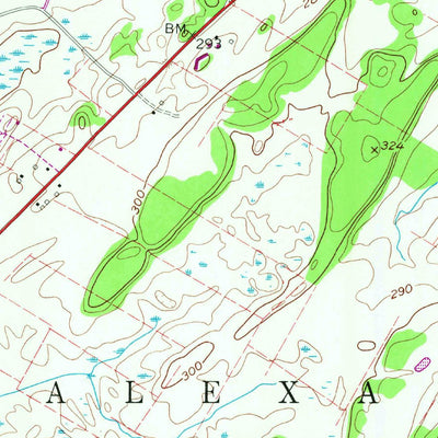 United States Geological Survey Alexandria Bay, NY (1958, 24000-Scale) digital map