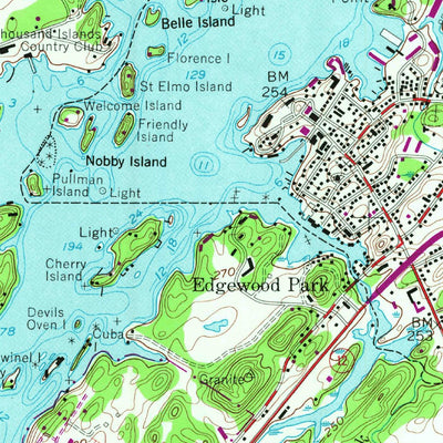 United States Geological Survey Alexandria Bay, NY (1958, 24000-Scale) digital map