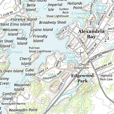 United States Geological Survey Alexandria Bay, NY (2013, 24000-Scale) digital map