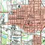 United States Geological Survey Alexandria, IN (1960, 24000-Scale) digital map