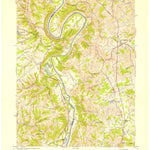 United States Geological Survey Alexandria, KY (1953, 24000-Scale) digital map