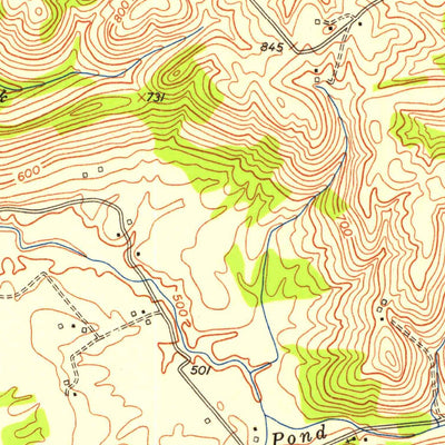 United States Geological Survey Alexandria, KY (1953, 24000-Scale) digital map