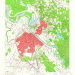 United States Geological Survey Alexandria, LA (1957, 24000-Scale) digital map
