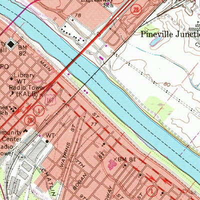 United States Geological Survey Alexandria, LA (1972, 24000-Scale) digital map