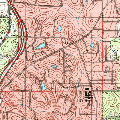 United States Geological Survey Alexandria, LA (1998, 24000-Scale) digital map