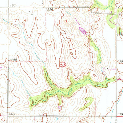 United States Geological Survey Alexandria, NE (1960, 24000-Scale) digital map