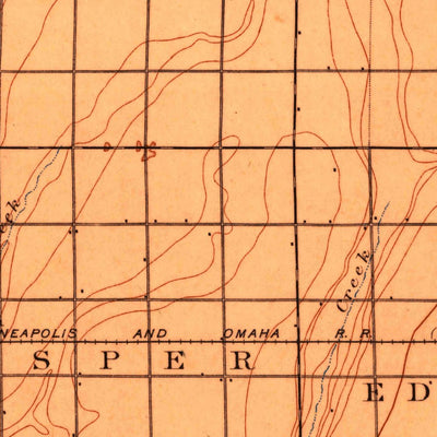 United States Geological Survey Alexandria, SD (1899, 125000-Scale) digital map