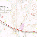 United States Geological Survey Alexandria, SD (1957, 24000-Scale) digital map