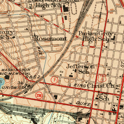 United States Geological Survey Alexandria, VA-DC-MD (1951, 24000-Scale) digital map