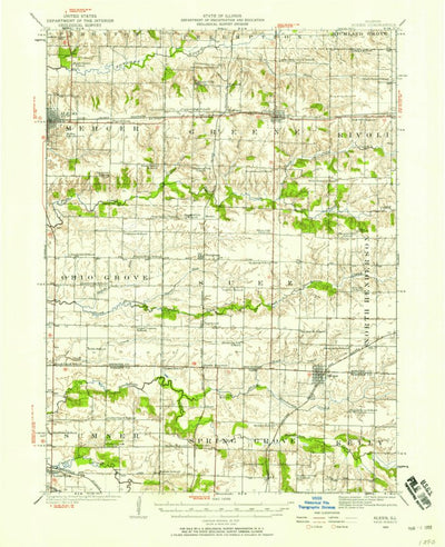 United States Geological Survey Alexis, IL (1923, 62500-Scale) digital map