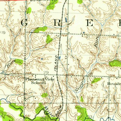 United States Geological Survey Alexis, IL (1923, 62500-Scale) digital map