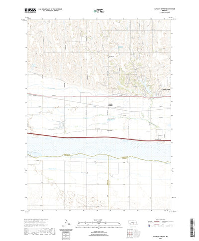 United States Geological Survey Alfalfa Center, NE (2021, 24000-Scale) digital map