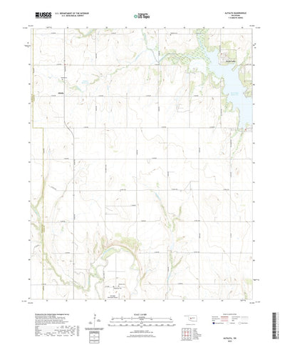 United States Geological Survey Alfalfa, OK (2022, 24000-Scale) digital map
