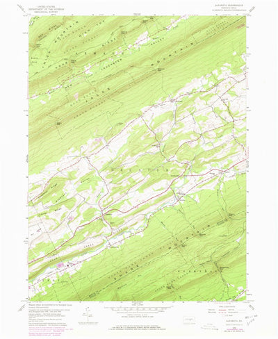 United States Geological Survey Alfarata, PA (1959, 24000-Scale) digital map