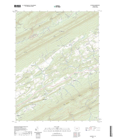 United States Geological Survey Alfarata, PA (2023, 24000-Scale) digital map