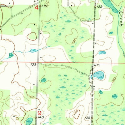 United States Geological Survey Alford, FL (1952, 24000-Scale) digital map