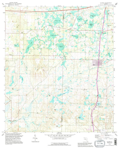 United States Geological Survey Alford, FL (1994, 24000-Scale) digital map
