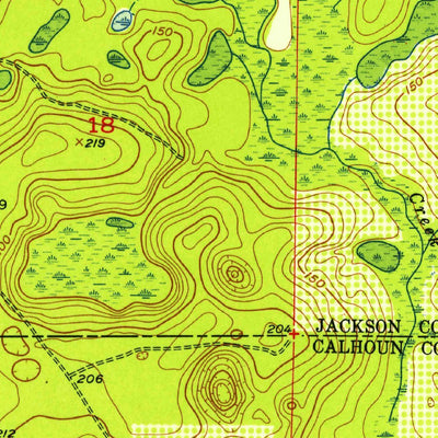 United States Geological Survey Alford SE, FL (1952, 24000-Scale) digital map