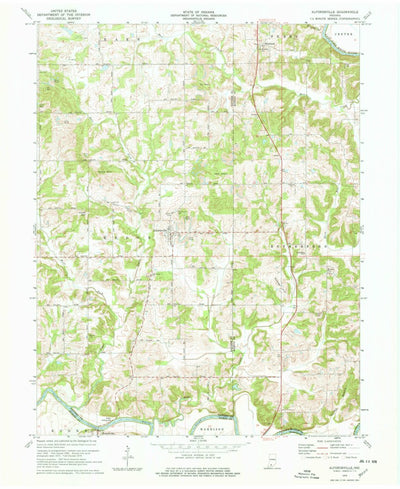 United States Geological Survey Alfordsville, IN (1978, 24000-Scale) digital map