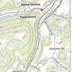 United States Geological Survey Alfred, NY (2023, 24000-Scale) digital map