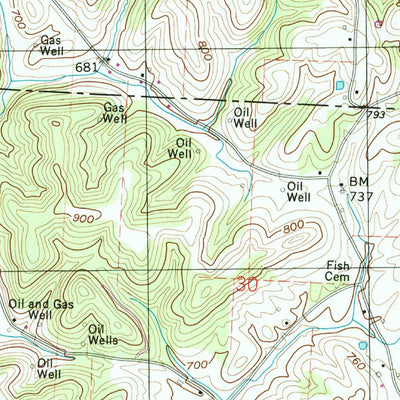 United States Geological Survey Alfred, OH (1994, 24000-Scale) digital map