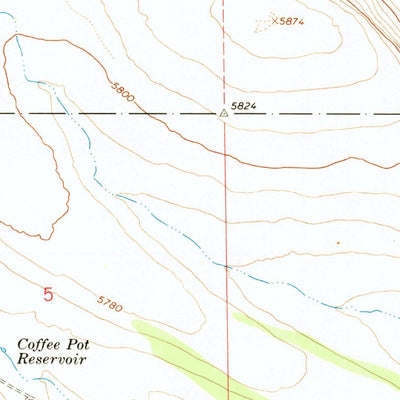 United States Geological Survey Alger Lake, OR (1967, 24000-Scale) digital map