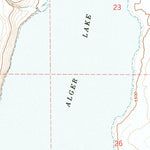 United States Geological Survey Alger Lake, OR (1967, 24000-Scale) digital map