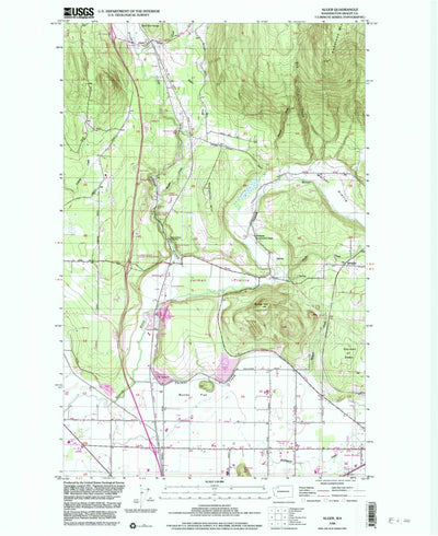 United States Geological Survey Alger, WA (1998, 24000-Scale) digital map