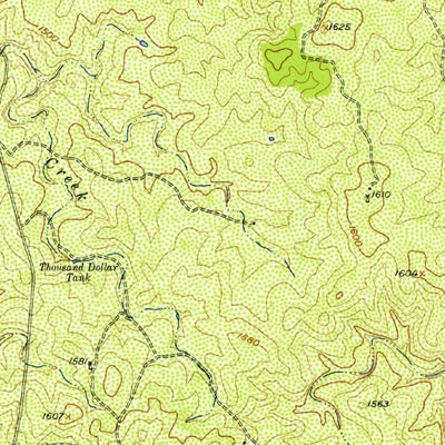 United States Geological Survey Algerita, TX (1956, 62500-Scale) digital map