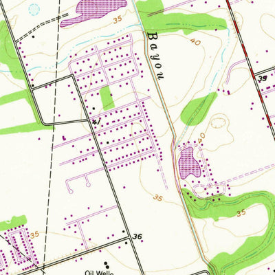 United States Geological Survey Algoa, TX (1956, 24000-Scale) digital map