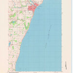 United States Geological Survey Algoma, WI (1982, 24000-Scale) digital map