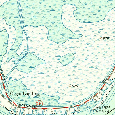 United States Geological Survey Algonac, MI (1952, 24000-Scale) digital map