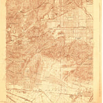United States Geological Survey Alhambra, CA (1924, 24000-Scale) digital map