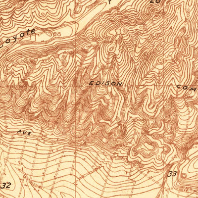 United States Geological Survey Alhambra, CA (1924, 24000-Scale) digital map