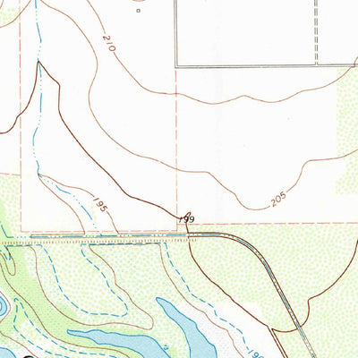United States Geological Survey Alice North, TX (1963, 24000-Scale) digital map