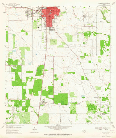 United States Geological Survey Alice South, TX (1963, 24000-Scale) digital map