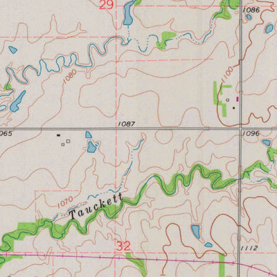 United States Geological Survey Aliceville, KS (1971, 24000-Scale) digital map