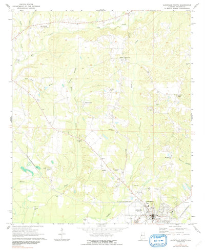 United States Geological Survey Aliceville North, AL (1970, 24000-Scale) digital map